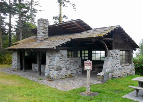 Civilian Conservation Corps Ccc Picnic Shelter Deception Pass State Park Fidalgo Island Wa