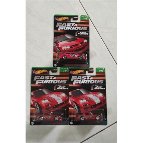 Jual Hot Wheels Fast Furious Mitsubishi Evo Dan Mazda Rx Shopee Indonesia