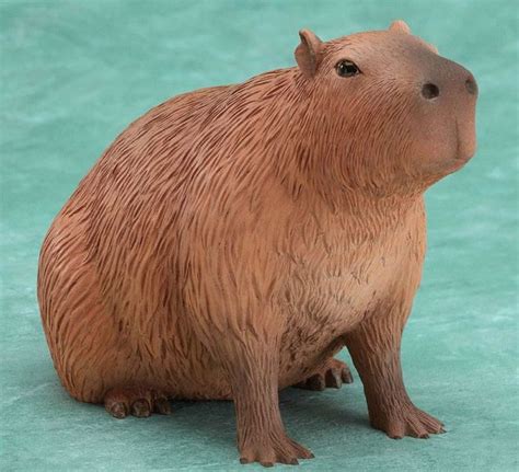 toy capybara You Are My Moon, Clay Figures, Animal Decor, Sculpture ...