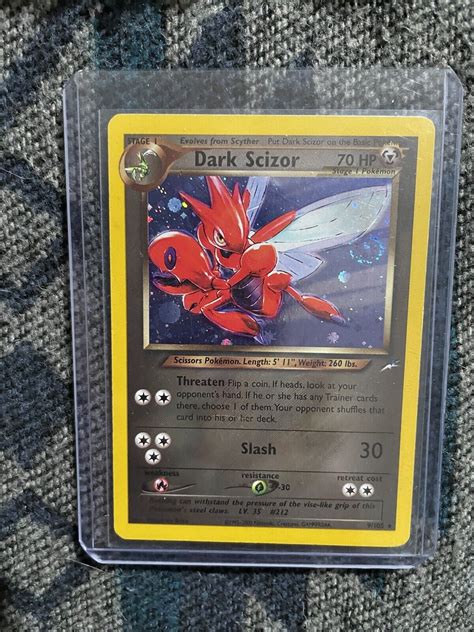 Mavin Dark Scizor Neo Destiny Holo Rare 9 105 Pokemon TCG Card NM