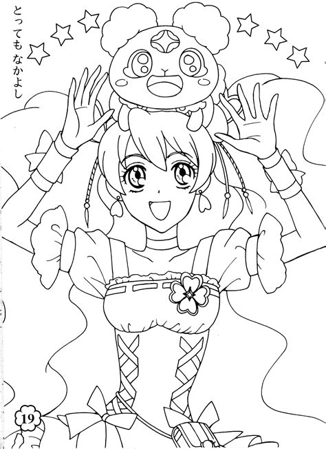 Smile Precure Coloring Coloring Pages