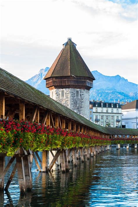 Old Town Of Lucerne, Switzerland Stock Photo - Image of lake, outdoor ...