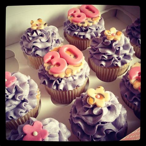 Leopard Print Th Birthday Cupcakes