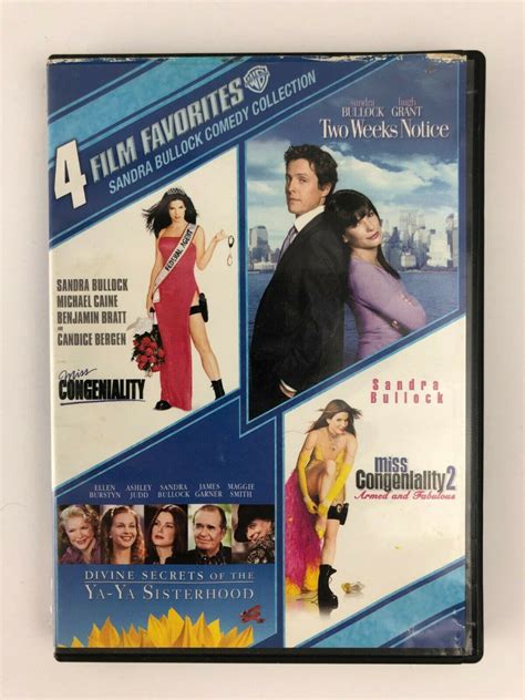 4 Film Favorites Sandra Bullock Romantic Comedies Dvd Set