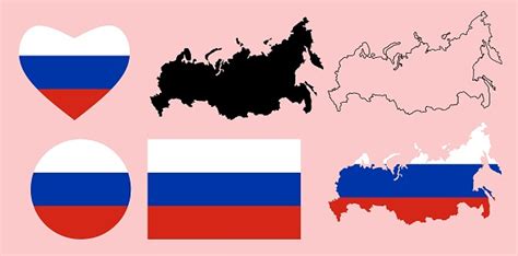 Russian Federation Map Flag Stock Illustration Download Image Now