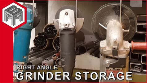 Quick And Easy Right Angle Grinder Storage Youtube