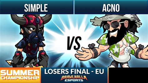 SimpLe Vs Acno Losers Final Summer Championship 2019 1v1 EU YouTube