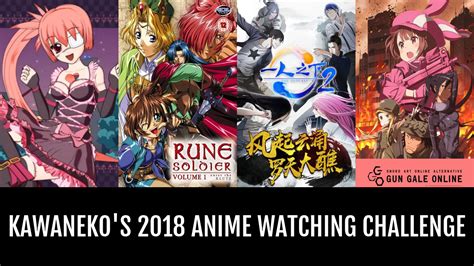 Kawaneko S 2018 Anime Watching Challenge Anime Planet