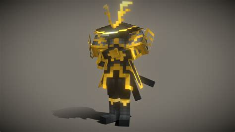 Samurai Minecraft 3d Model By Awmann2d3d 1novaxd 308583d