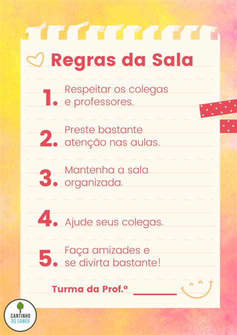 Cartazes de volta às aulas Regras Retorno as Aulas