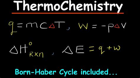 Thermochemistry Full Review With Practice Problems Youtube