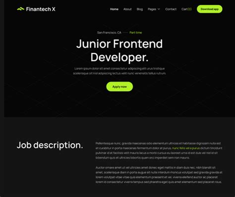 Finantech X Webflow Ecommerce Website Template