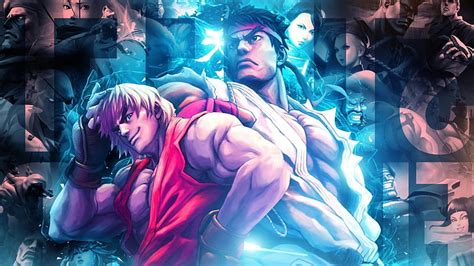 Hd Wallpaper Ken Masters Ryu Street Fighter Wallpaper Flare