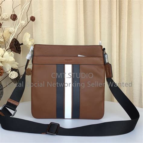 Coach Charles Crossbody Signature Canvas