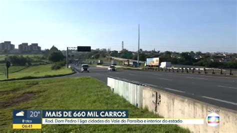 V Deo Expectativa Que Mil Ve Culos Passem Pela Rodovia Dom Pedro