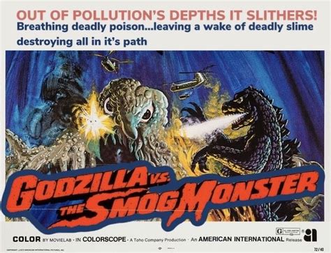 GODZILLA VS THE SMOG MONSTER Aka Godzilla Vs Hedora Released In U S