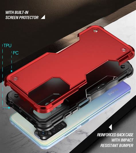 Military Flag Armor Shockproof Case For Xiaomi Redmi Note 11s 11 Pro