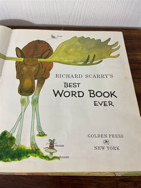 Richard Scarrys Best Word Book Ever By Scarry Richard 1970 10th