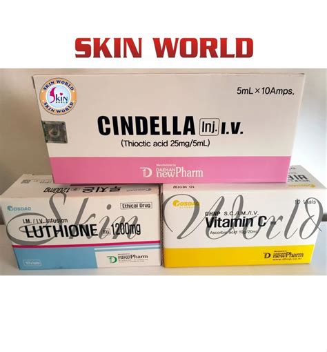 Cindella 1200 Mg Skin Whitening Glutathione Injections Packaging Type