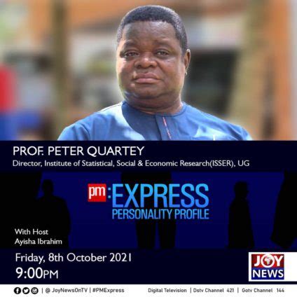 Playback Personality Profile Interacts With Prof Peter Quartey