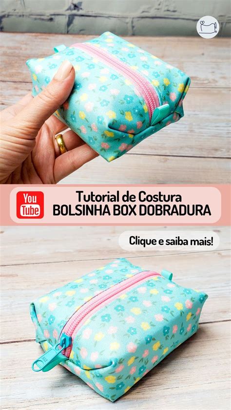 Bolsinha Box Dobradura Costura Criativa Para Iniciantes Bolsas