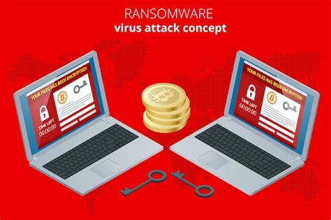 Ransomware Software Malicioso Que Bloqueia O Acesso Aos Dados Das