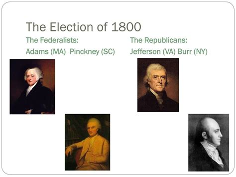 Ppt The Revolution Of 1800 Powerpoint Presentation Free Download