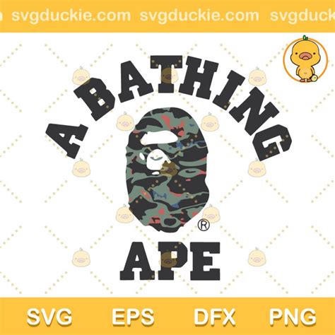 A Bathing Ape Bape Svg A Bathing Ape Bape Camo Svg