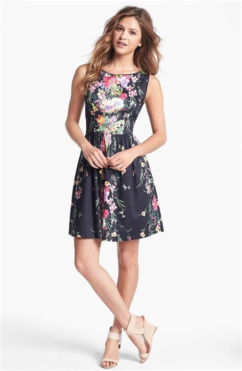 Ivy And Blu Print Fit And Flare Dress Nordstrom