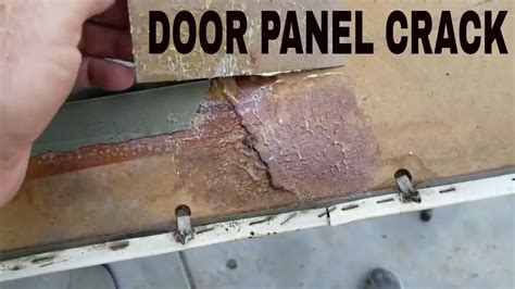 How To Fix A Crack In The Door Panel Classic Restoration YouTube