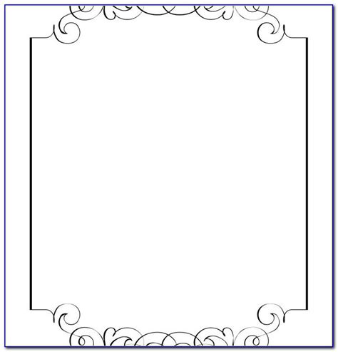 Free Blank Wedding Invitation Templates For Microsoft Word