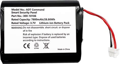 Battery Replacement For Adt Command Smart Security Panel