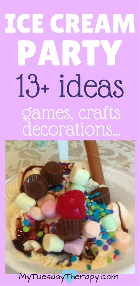 Cool Ice Cream Party Ideas For Decorations Games And Ice Cream Bar