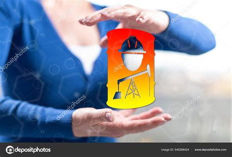 Opec Concept Hands Woman Background Stock Photo Thodonal 540268424