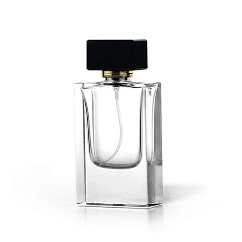 30ml Empty Luxury Flat Square Spray Fragrance Parfum Bottle Refillable