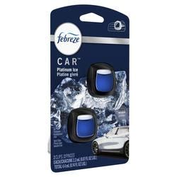 Febreze Car Platinum Ice Scent Vent Clip Auto Air Freshener Pack