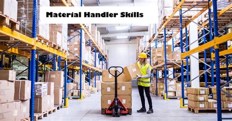 Material Handler Skills and Abilities for Resume - CLR