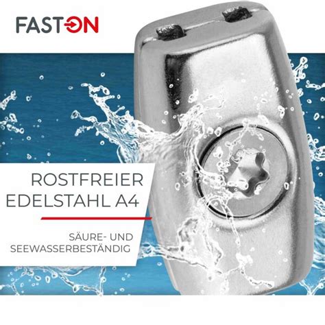 FASTON Drahtseilklemme Eiform für 3mm aus Edelstahl A4 V4A