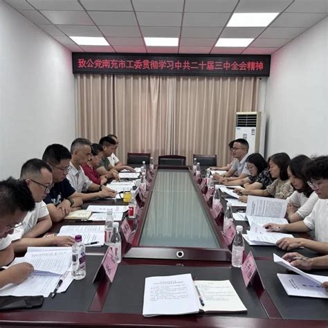 中国人民政治协商会议南充市委员会致公党南充市工委学习贯彻中共二十届三中全会精神暨纪律学习教育谈心交流座谈会议召开