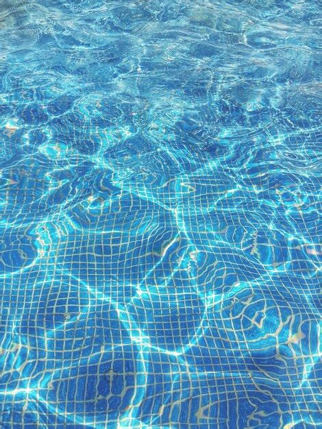 Premium Photo Water Texture Reflections In Swimming Pool