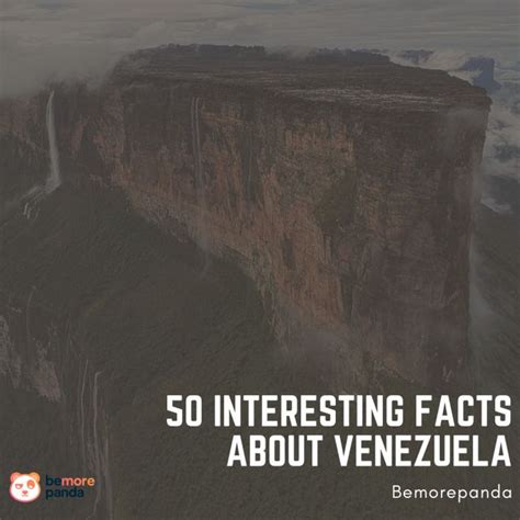 50 interesting facts about Venezuela | Fun facts, Simon bolivar, Venezuela