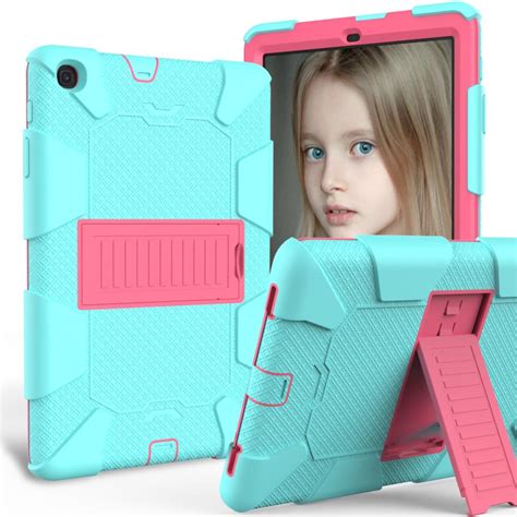 เคสตั้งได้แบบซิลิโคนแข็งสำหรับ Samsung Galaxy Tab 10 1 2019 T510 T515