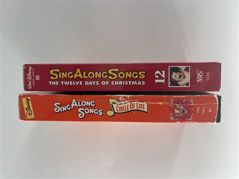 Disney Sing Along Songs Vhs Lot The Lion King Days Of