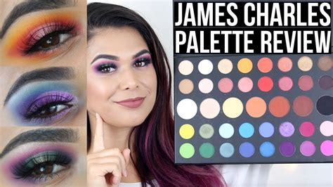 James Charles Palette Review And Tutorial X3 Youtube