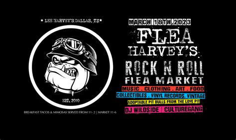 Flea Harveys Rock N Roll Flea Market March 2023 Edition Lee Harvey