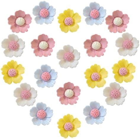 Amazon Pcs Cute Flower Fridge Magnets D Magnetic Refrigerator