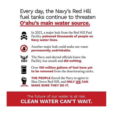 Oʻahu Water Protectors On Twitter Every Day The Navy’s Red Hill Fuel Tanks Continue To