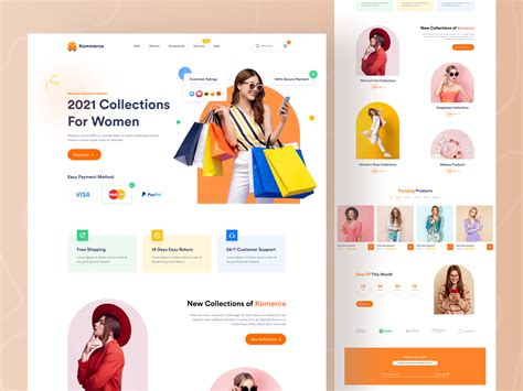 Dribbble E Commerce Shop Website UI Png By Md Shamim Hossain