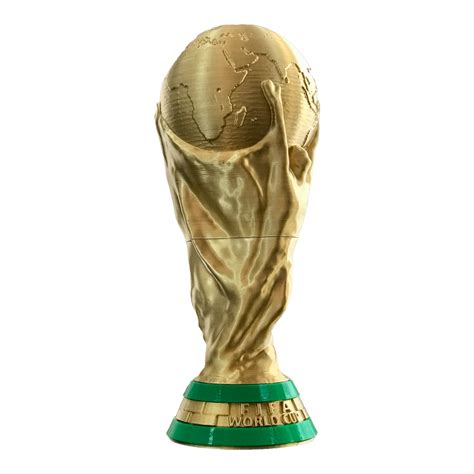 STL File FIFA World Cup With Green Ribbons 3D Printer Model To