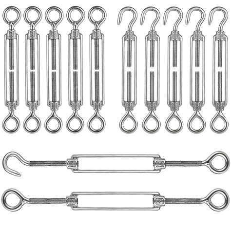 Acrux Pack Stainless Steel Turnbuckles For Inch Wire Cable